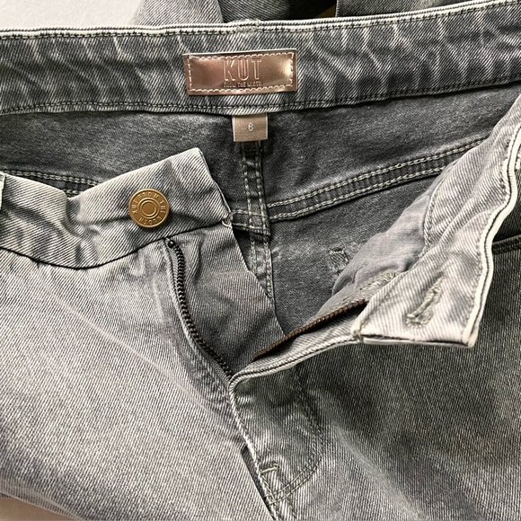 NWOT Kut From The Kloth Meg High Rise Fab Ab Wide Leg Sage Size 6 - Picture 8 of 11